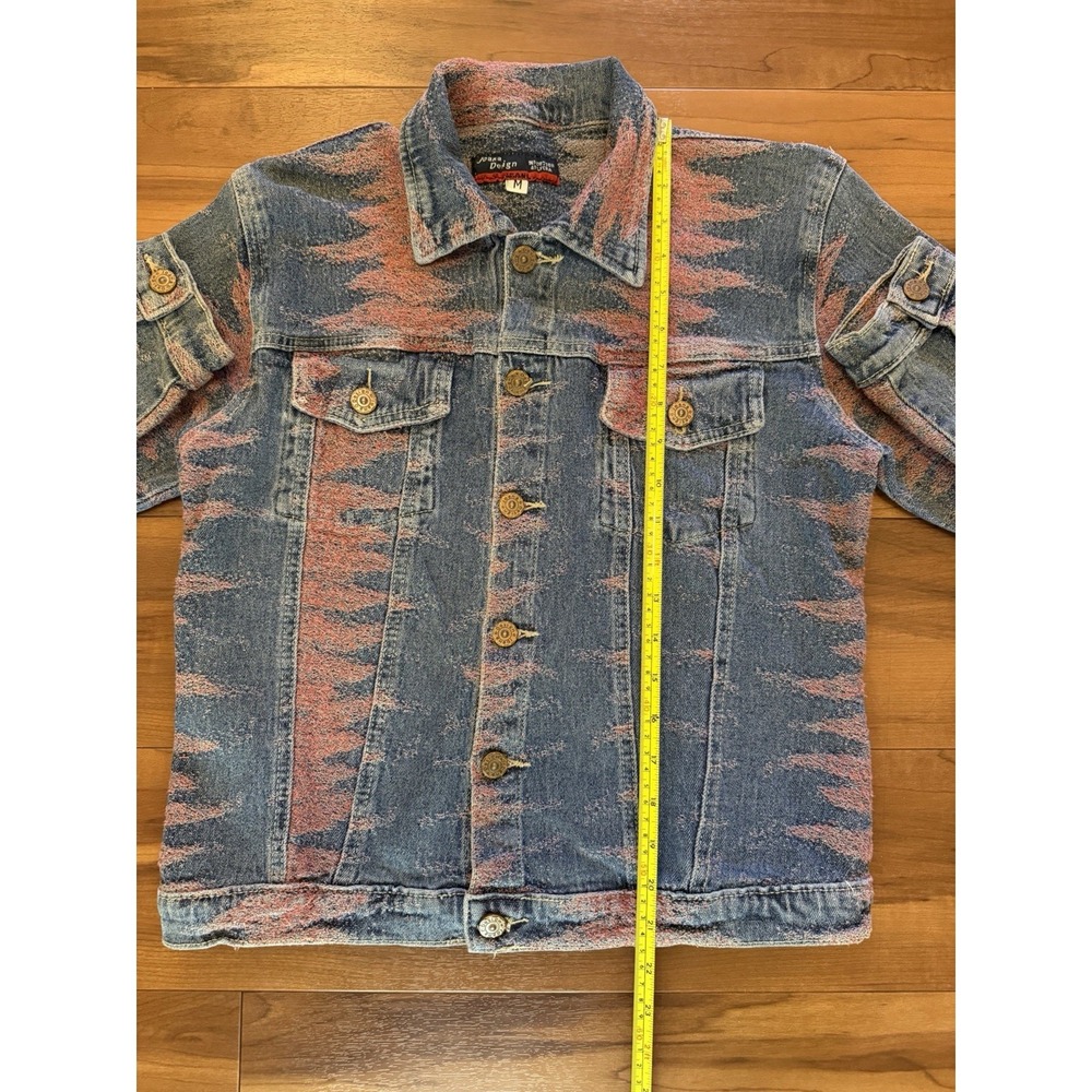 Joana Design Jeans Denim Jacket Japanese Kaeabeini Inspired Women's Size Medium - Picture 13 of 14